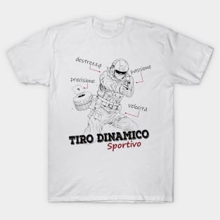 Tiro Dinamico Sportivo Maglietta Abbigliamento T-Shirt